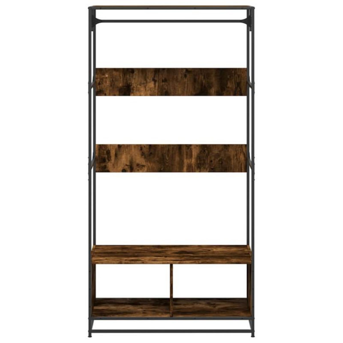 VIDAXL Armoire chêne fumé 90x50x180 cm bois d ingénierie