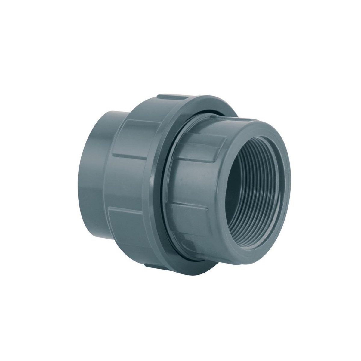 JARDIDECO Union mixte 3 pièces PVC pression femelle/taraudé 63 x 2  - Fitt