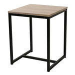 DIVERS Table à café industrielle Loft - 40 x H. 50 cm - Marron naturel