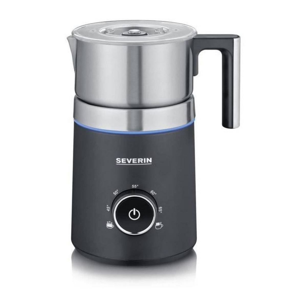 SEVERIN SEVERIN SM3586 Emulsionneur de lait / Chocolatiere Spuma 700, Mousse de lait onctueuse, Le lait ne brule pas, Capacite : 700 ml