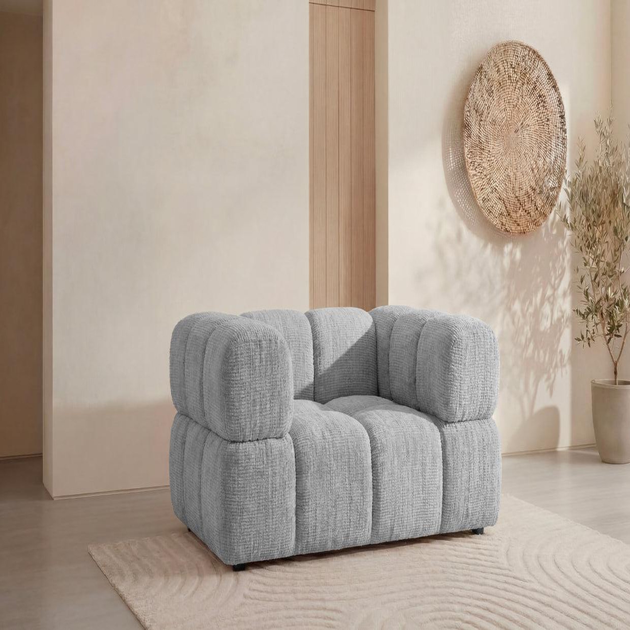 Voir la diapositive 2 : CASANOVA PARIS GUSTAVE - Fauteuil tissu chenille