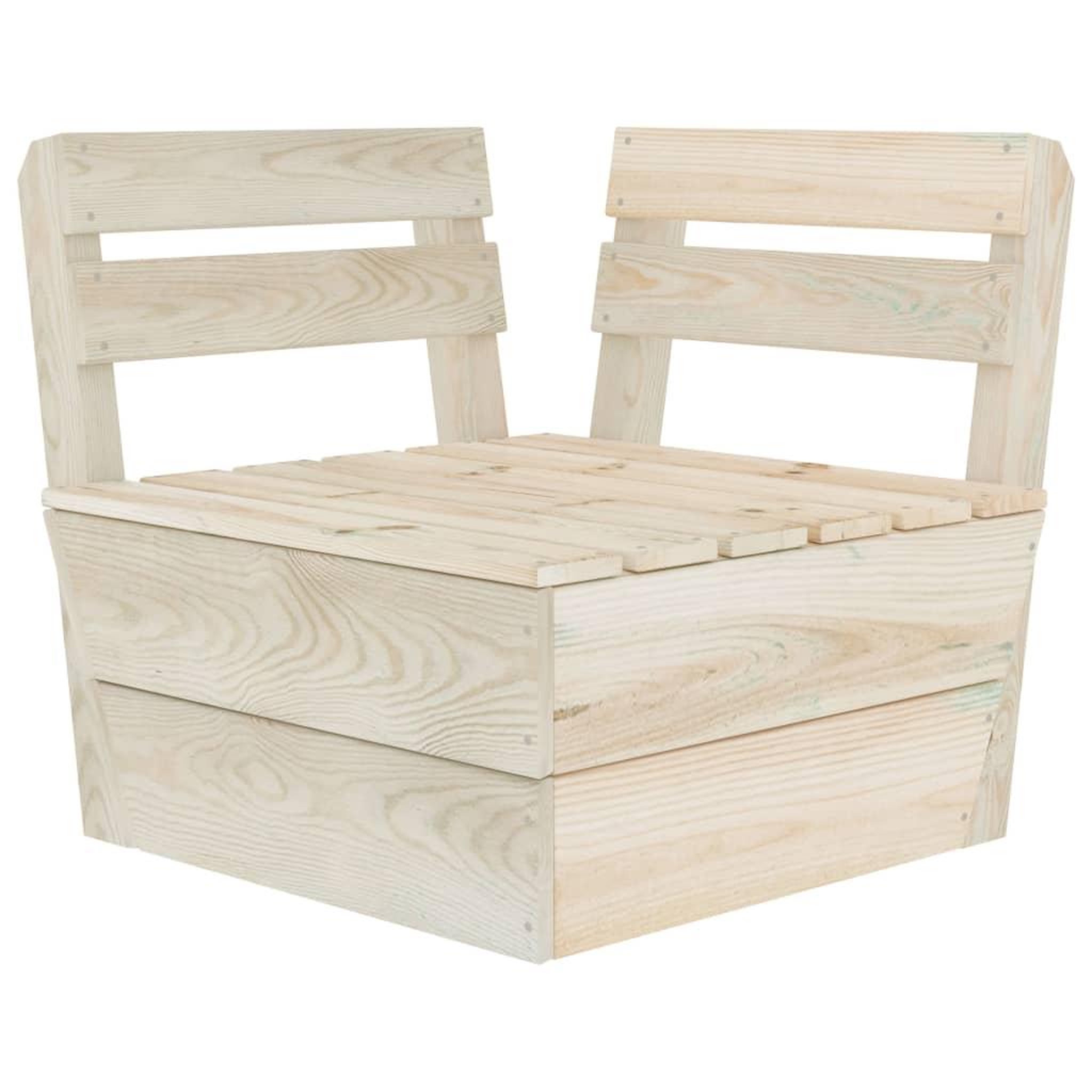 Voir la diapositive 4 : VIDAXL Salon de jardin palette 8 pcs Bois d'epicea impregne