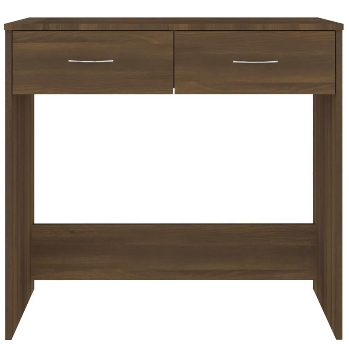 VIDAXL Bureau chene marron 80x40x75 cm bois d'ingenierie