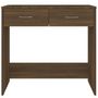 Voir la diapositive 4 : VIDAXL Bureau chene marron 80x40x75 cm bois d'ingenierie