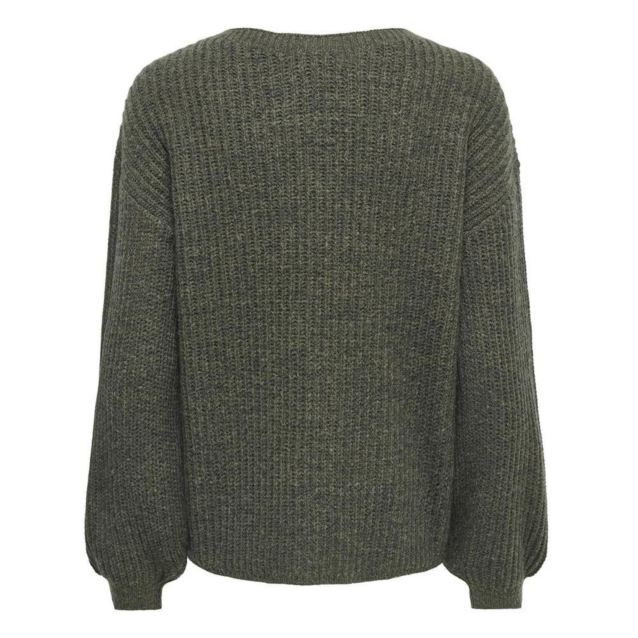 Voir la diapositive 3 : JACQUELINE DE YONG Pull vert femme jdy tennison life