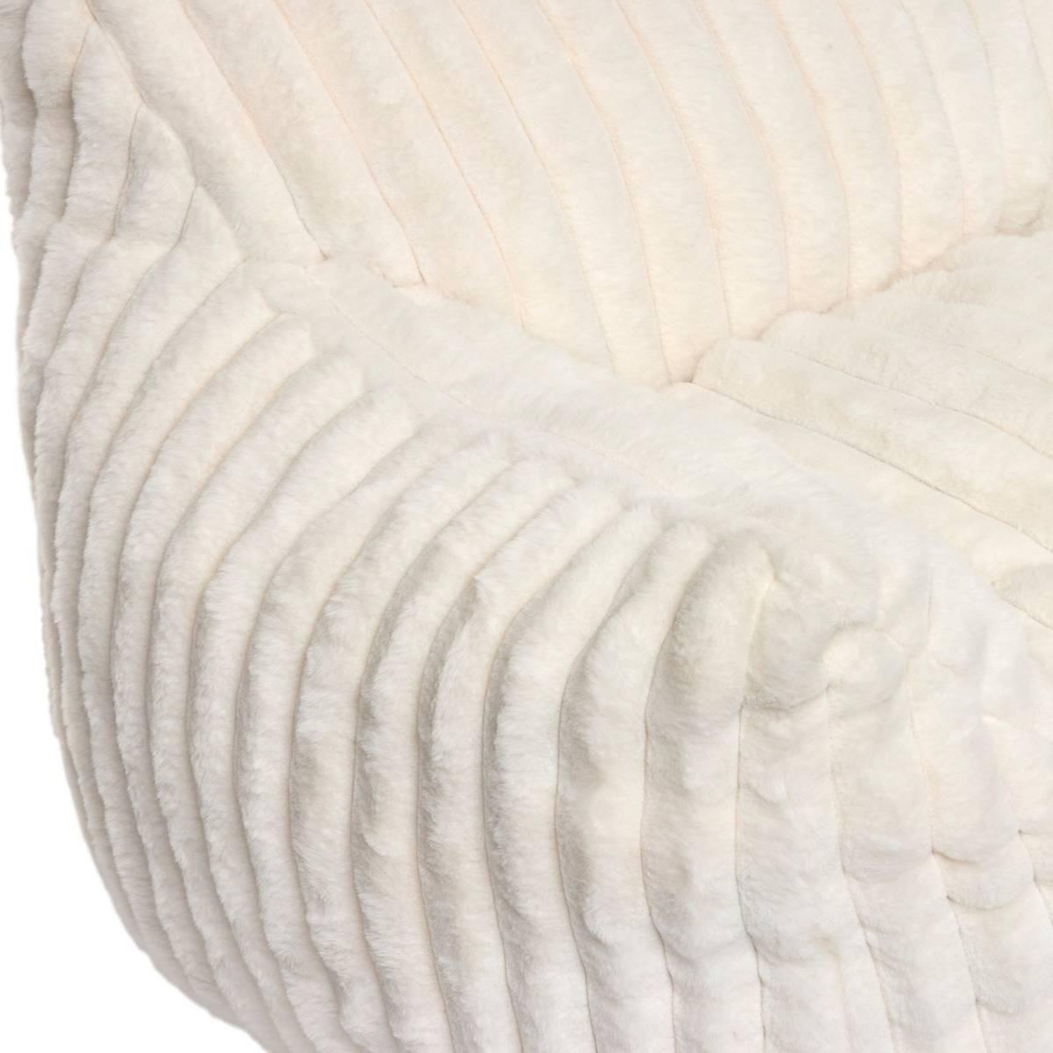 Voir la diapositive 2 : Atmosphera Kids Fauteuil Enfant en Velours Côtelé  Muzi  70cm Blanc