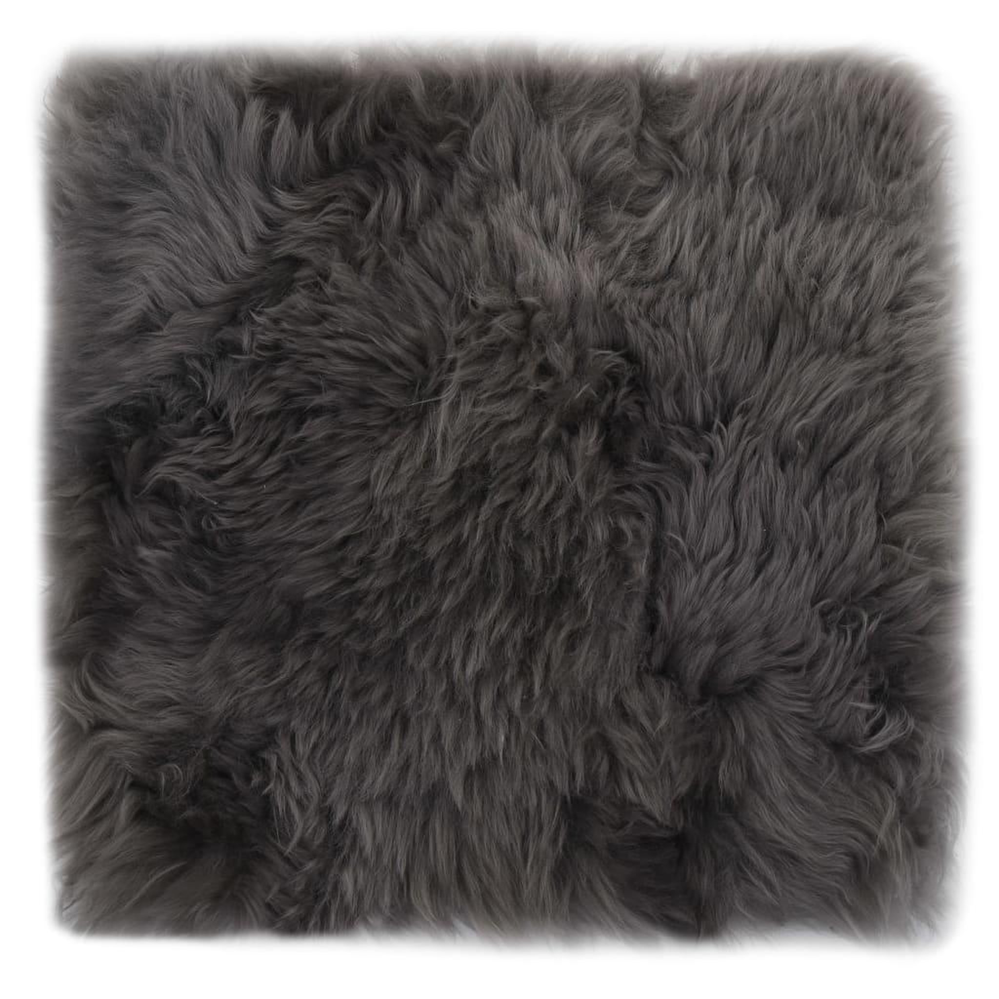 Voir la diapositive 2 : VIDAXL Coussins de chaise lot de 2 Gris clair 40x40cm Mouton veritable
