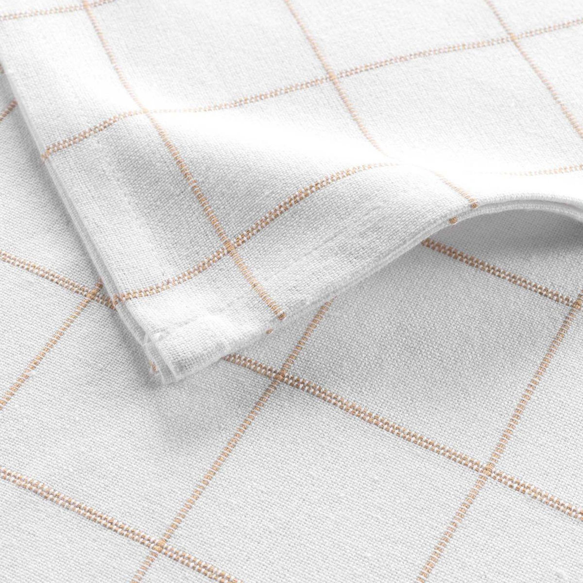 Paris Prix Lot de 3 Serviettes de Table  Axel  40x40cm Naturel