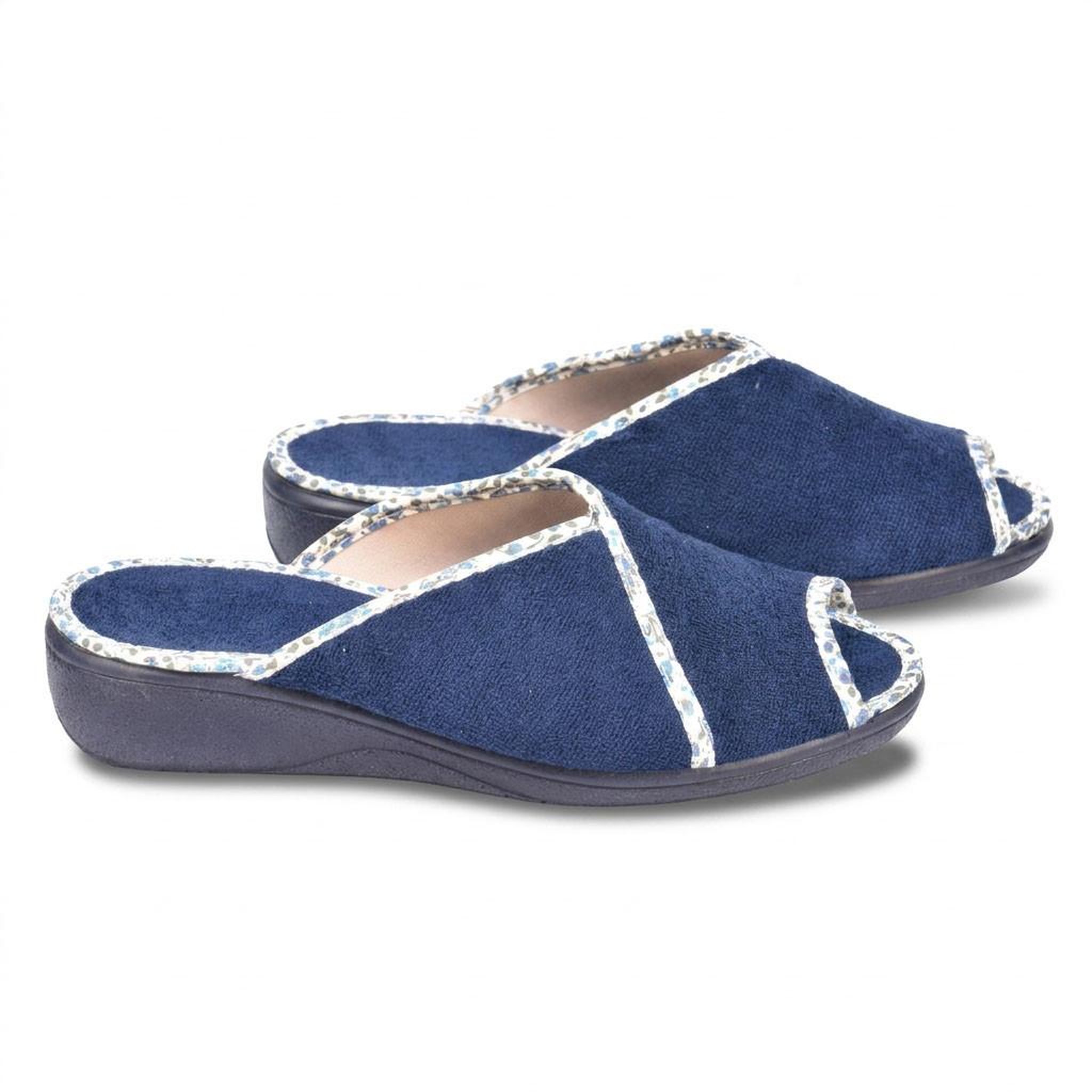 Voir la diapositive 3 : OZABI OZABI-Pantoufle Mule Femme Eponge Respirante Fabrication Espagnole, Bout Ouvert
