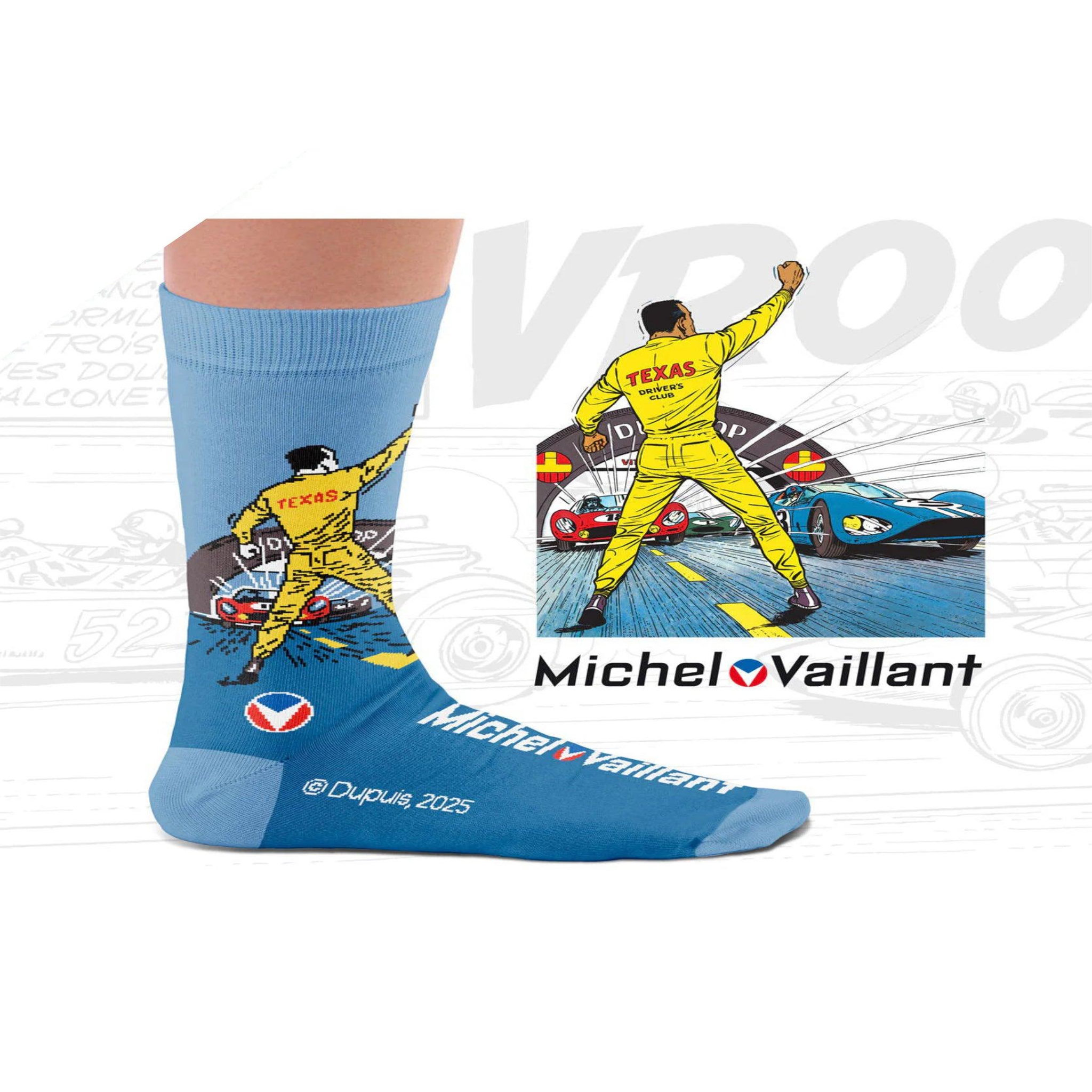 Voir la diapositive 3 : SOCK AFFAIRS Chaussettes michel vaillant, le 13 est au départ