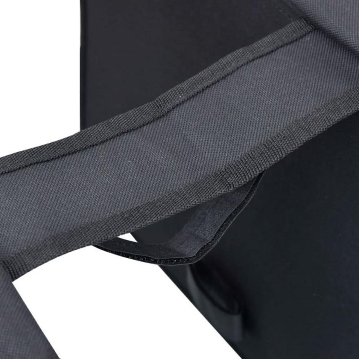 VIDAXL Sac de vélo double pour porte bagages étanche 35 L Noir