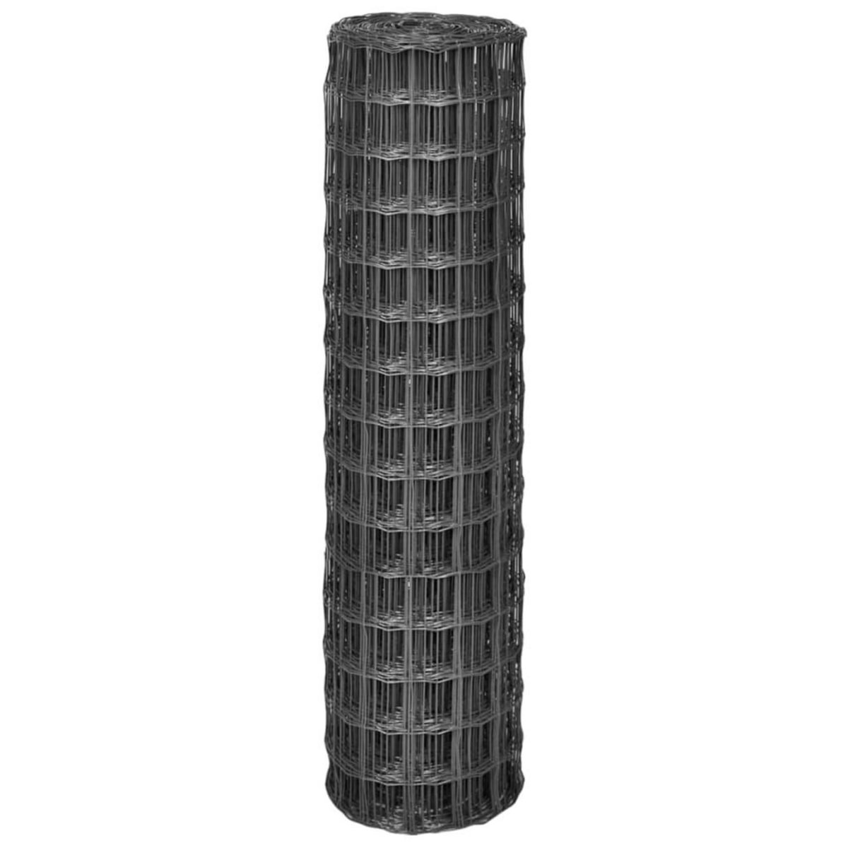 VIDAXL Cloture Euro Acier 10 x 1,5 m Gris