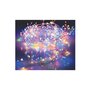 EDM Guirlande en fil d'argent EDM - esprit de Noël - multicolore - 100 micro-LED - 1,5 m - 71276