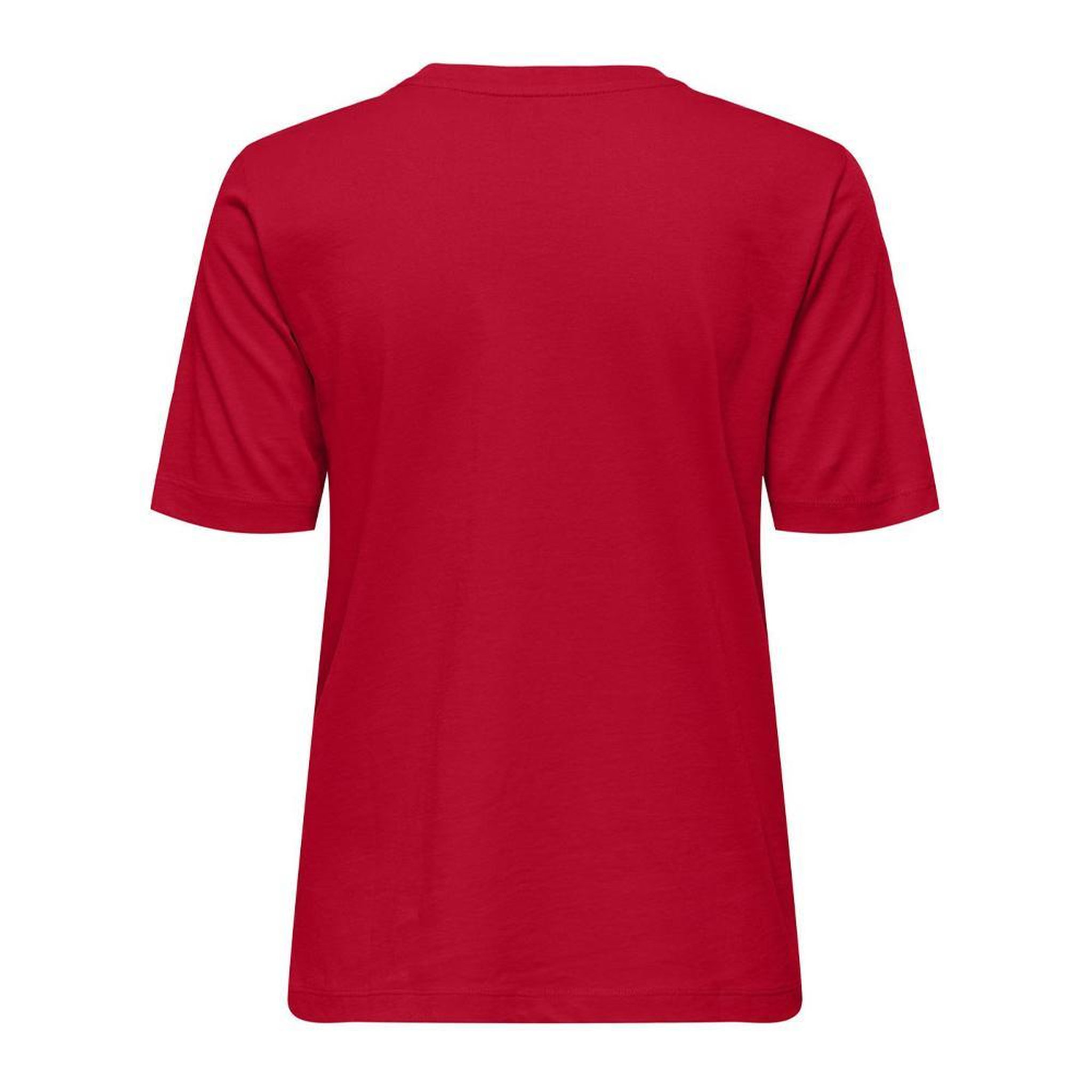 Voir la diapositive 2 : Only T-Shirt Rouge Femme Only Happy