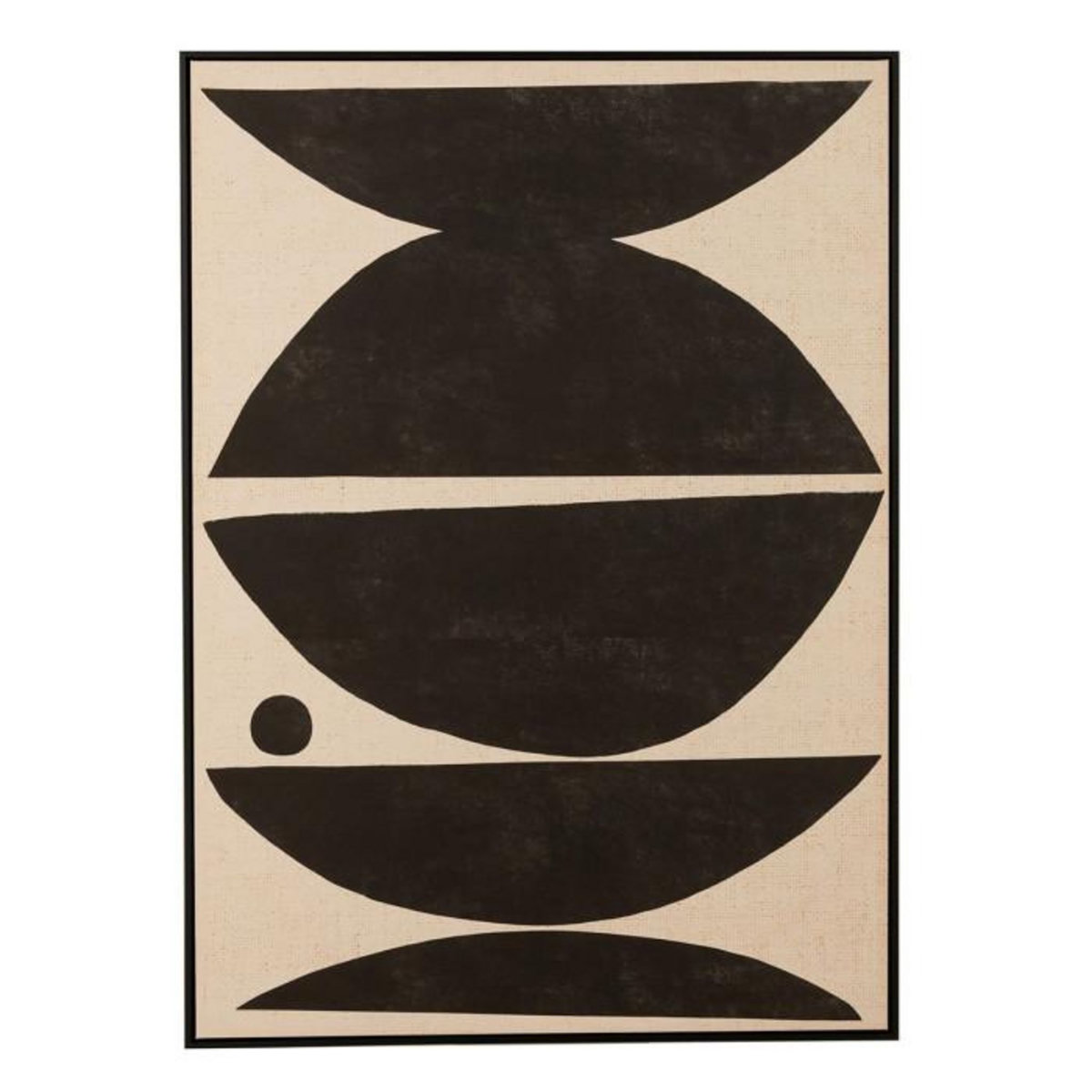 Paris Prix Cadre Photo Déco  Formes Ethniques  103x143cm Marron & Noir