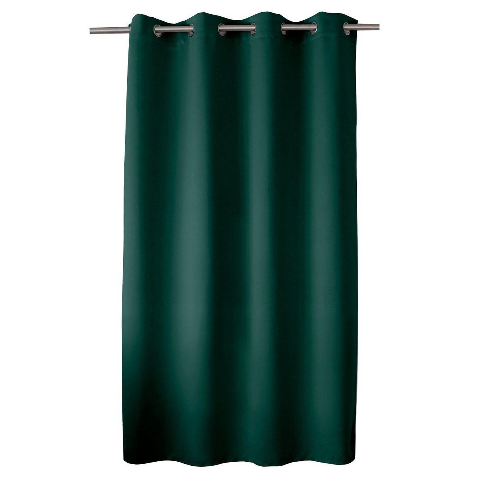 Voir la diapositive 2 : ENJOY HOME Rideau occultant à œillets  reglisse  140x180cm vert foncé