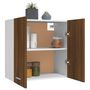 Voir la diapositive 4 : VIDAXL Armoire suspendue Chene marron 60x31x60 cm Bois d'ingenierie