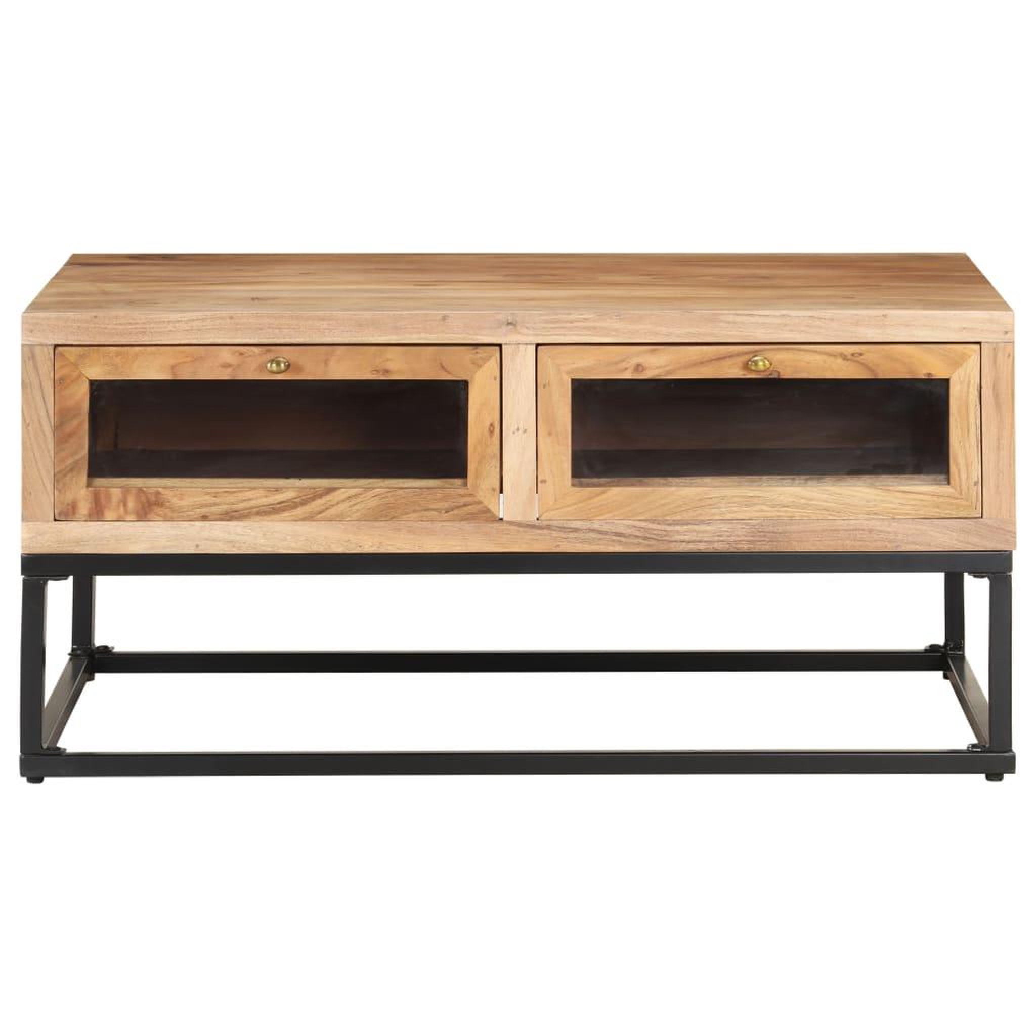 Voir la diapositive 2 : VIDAXL Table basse 90x60x40 cm bois d'acacia massif