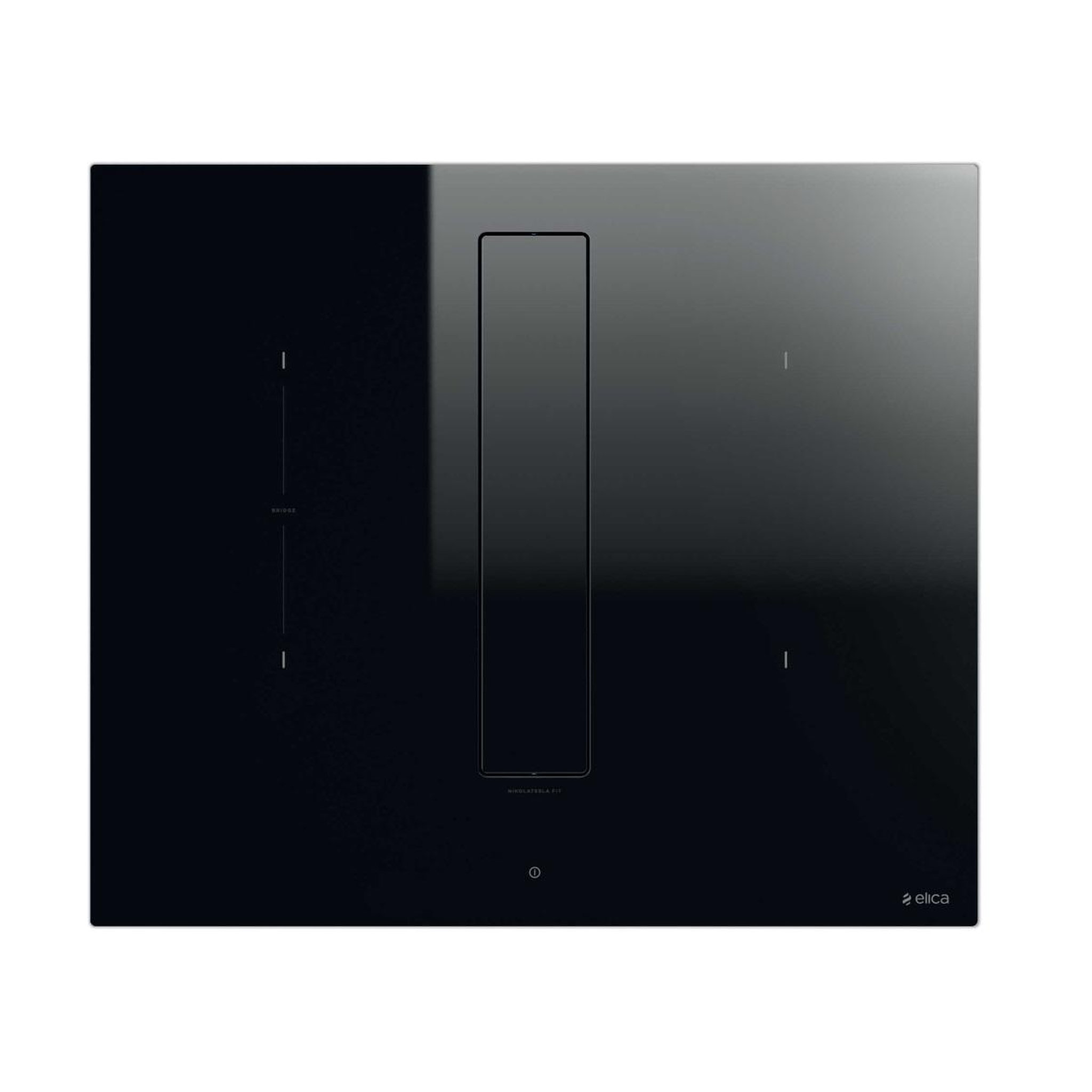 ELICA Table de cuisson aspirante induction 60cm 4 feux 7500w noir - prf0167053