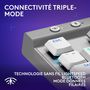 Voir la diapositive 5 : Logitech Clavier gamer sans fil G515 Lightspeed TKL tactile Blanc