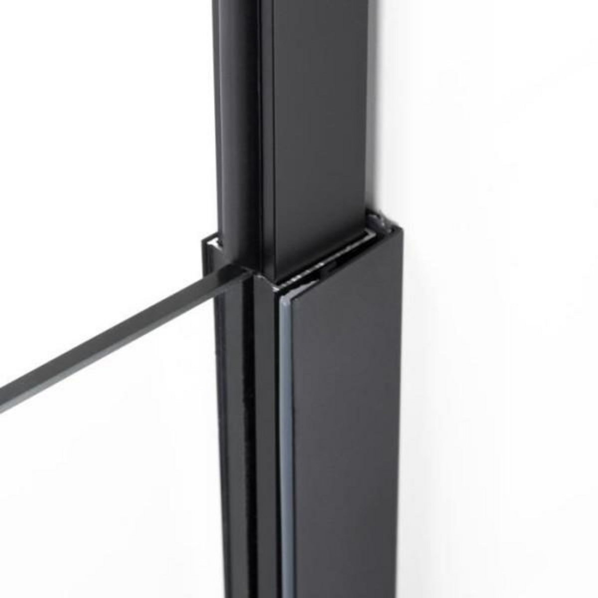 GELCO Pare Baignoire 1 volet - GELCO - ONLY Noir - 80 x 155 / 210