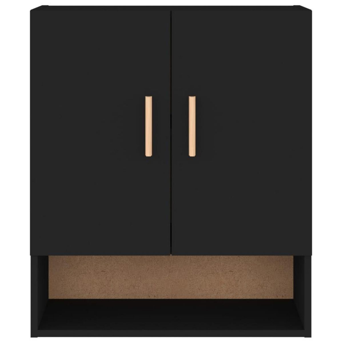VIDAXL Armoire murale Noir 60x31x70 cm Bois d'ingenierie