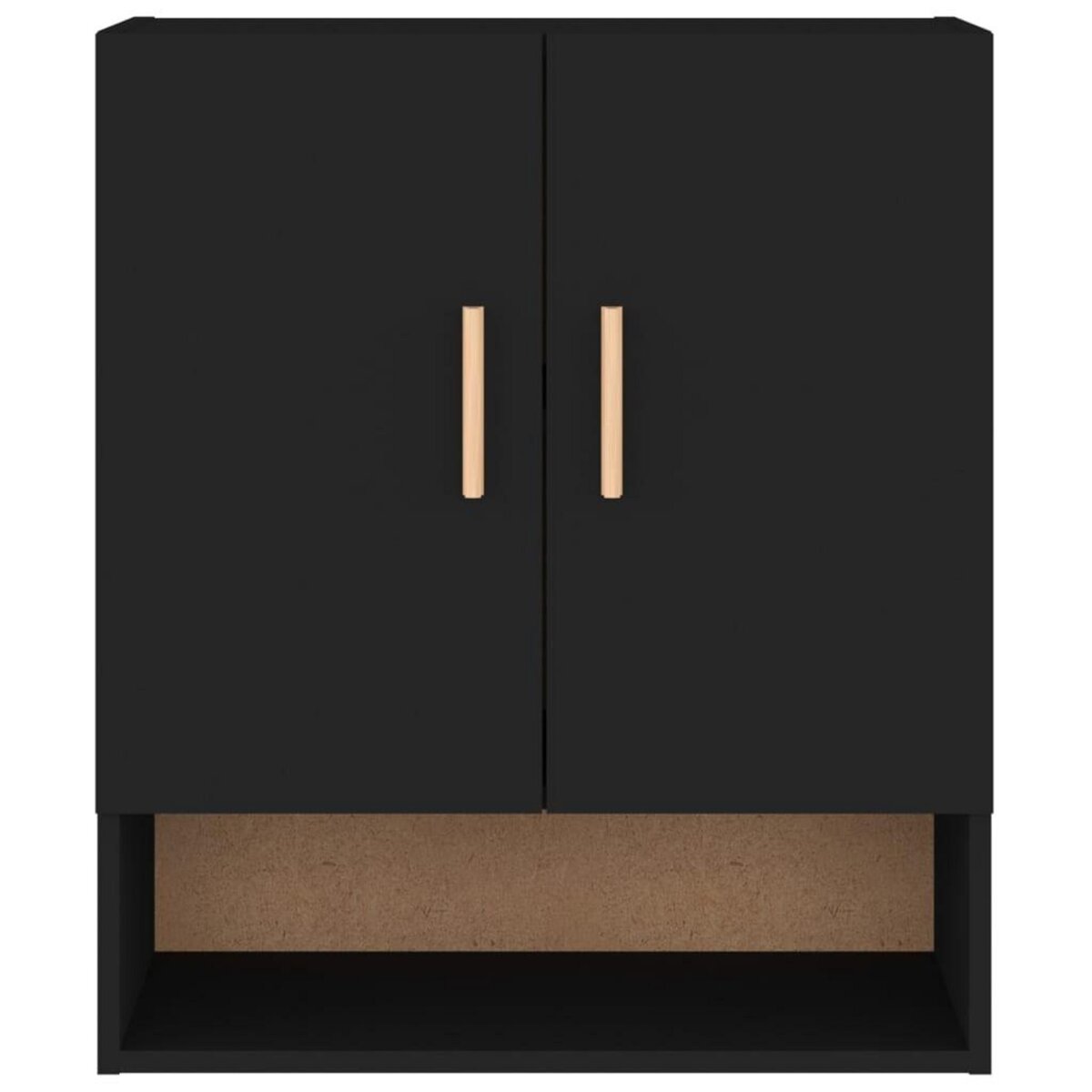 VIDAXL Armoire murale Noir 60x31x70 cm Bois d'ingenierie