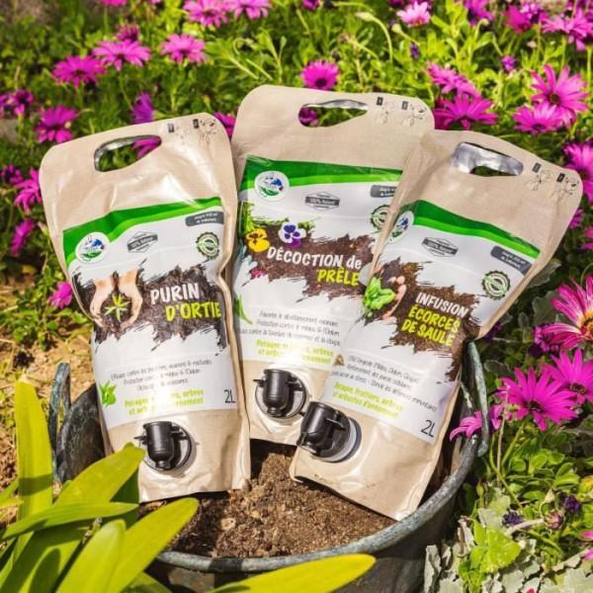 Voir la diapositive 4 : TERRA NOSTRA Purin d'ortie - terra nostra - concentré - 1,5 l