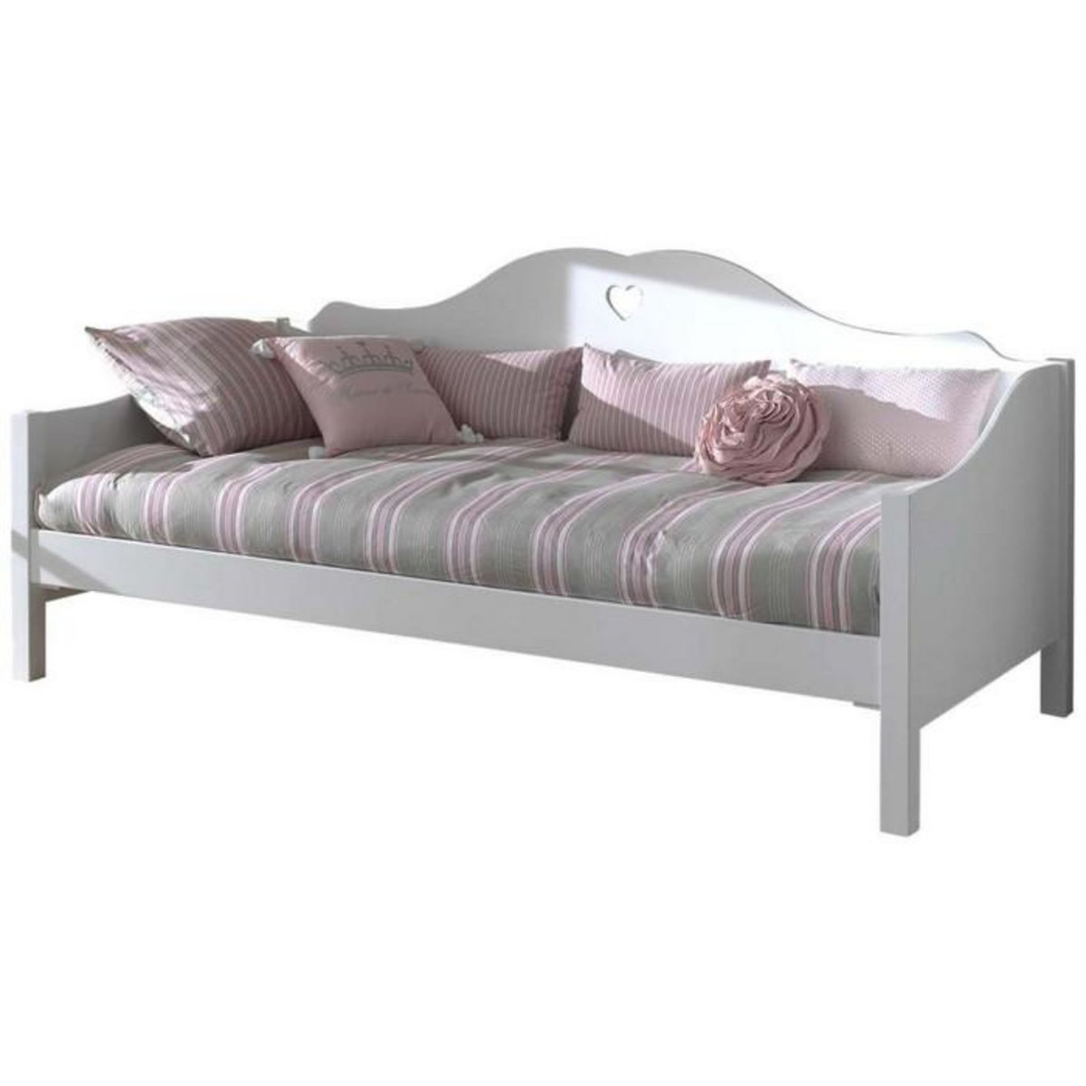 Paris Prix Lit Banquette Enfant à Tiroir  Amori  90x200cm Blanc