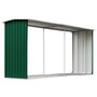 Voir la diapositive 2 : VIDAXL Abri de stockage de bois Acier galvanise 330x92x153 cm Vert