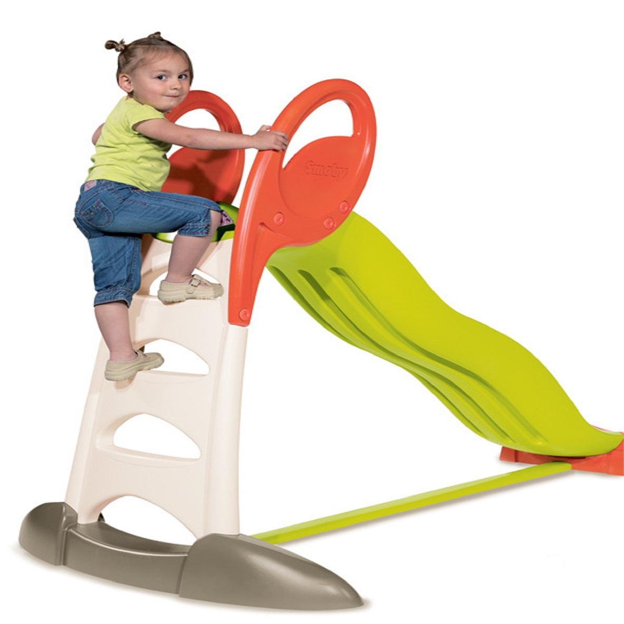 Voir la diapositive 3 : SMOBY Toboggan XL double vague