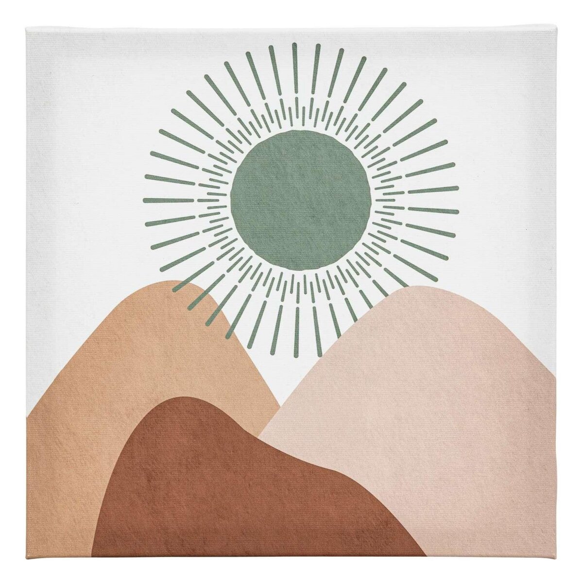 ATMOSPHERA Lot de 5 toiles imprimées SOLEIL - Multicolore