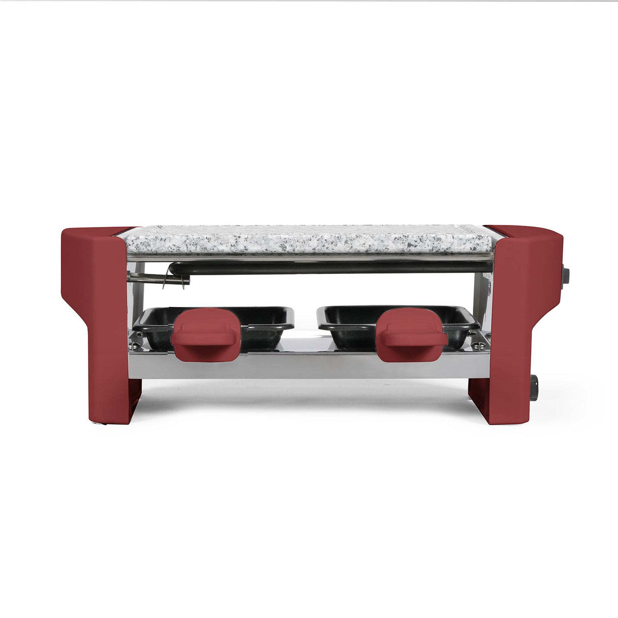 Voir la diapositive 2 : LIVOO Appareil à raclette 2 personnes 320w rouge - doc369rc