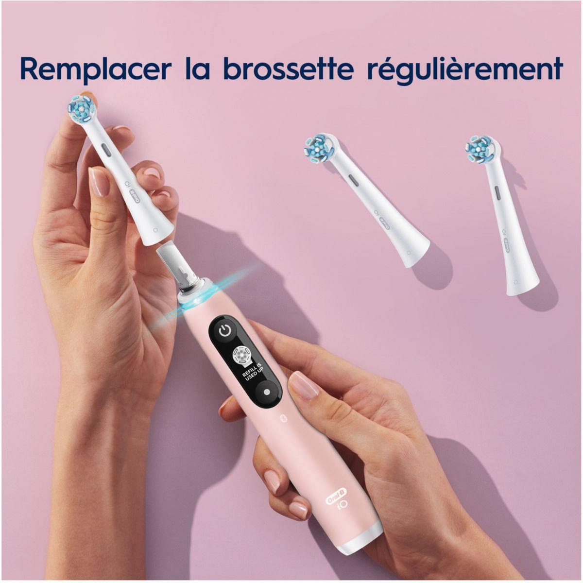 ORAL B Brossette dentaire 6 XL Pack iO Gentle Care