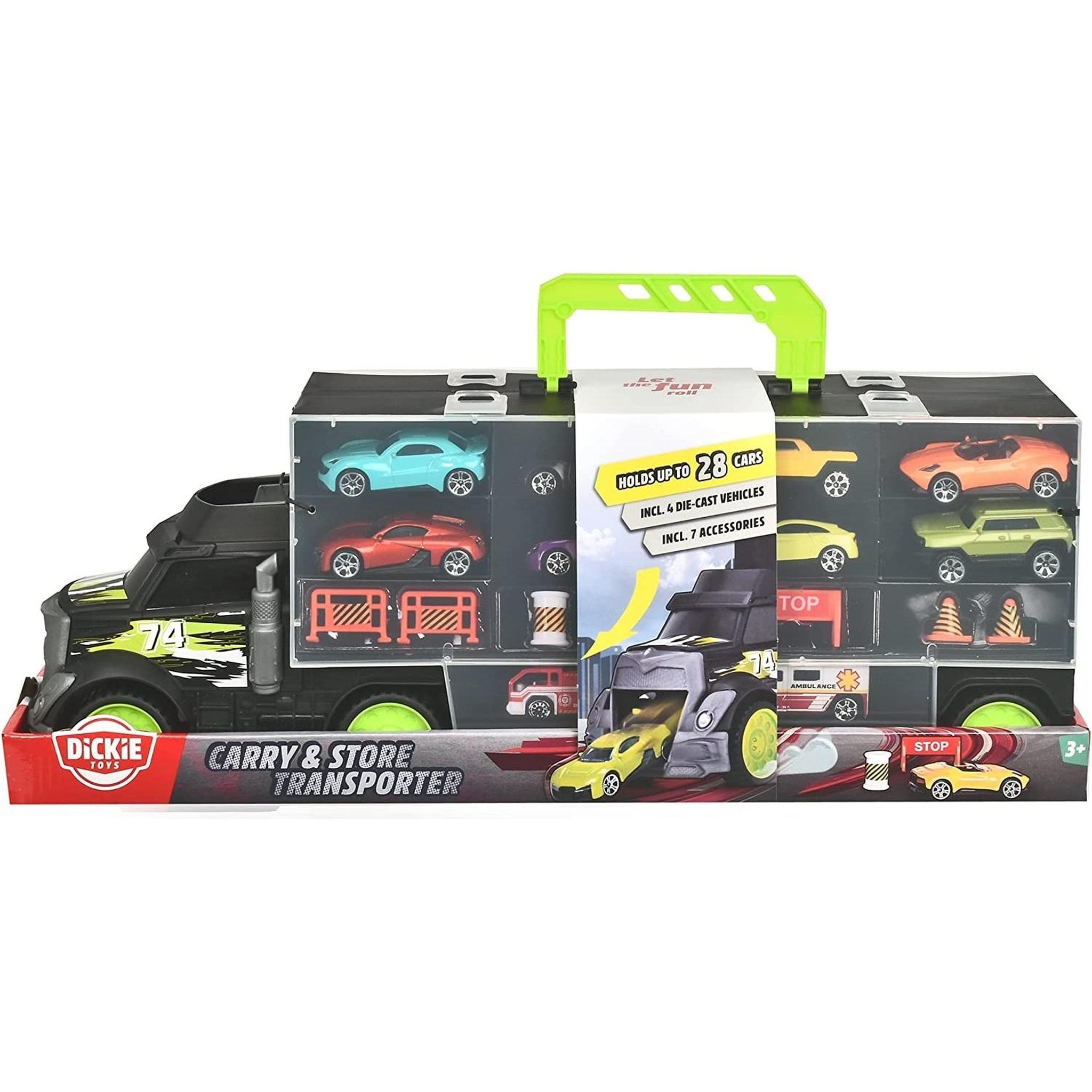 Voir la diapositive 2 : Dickie Toys Mallette de transport pour petit camion