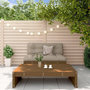 Voir la diapositive 1 : VIDAXL Salon de jardin 2 pcs avec coussins marron miel bois massif