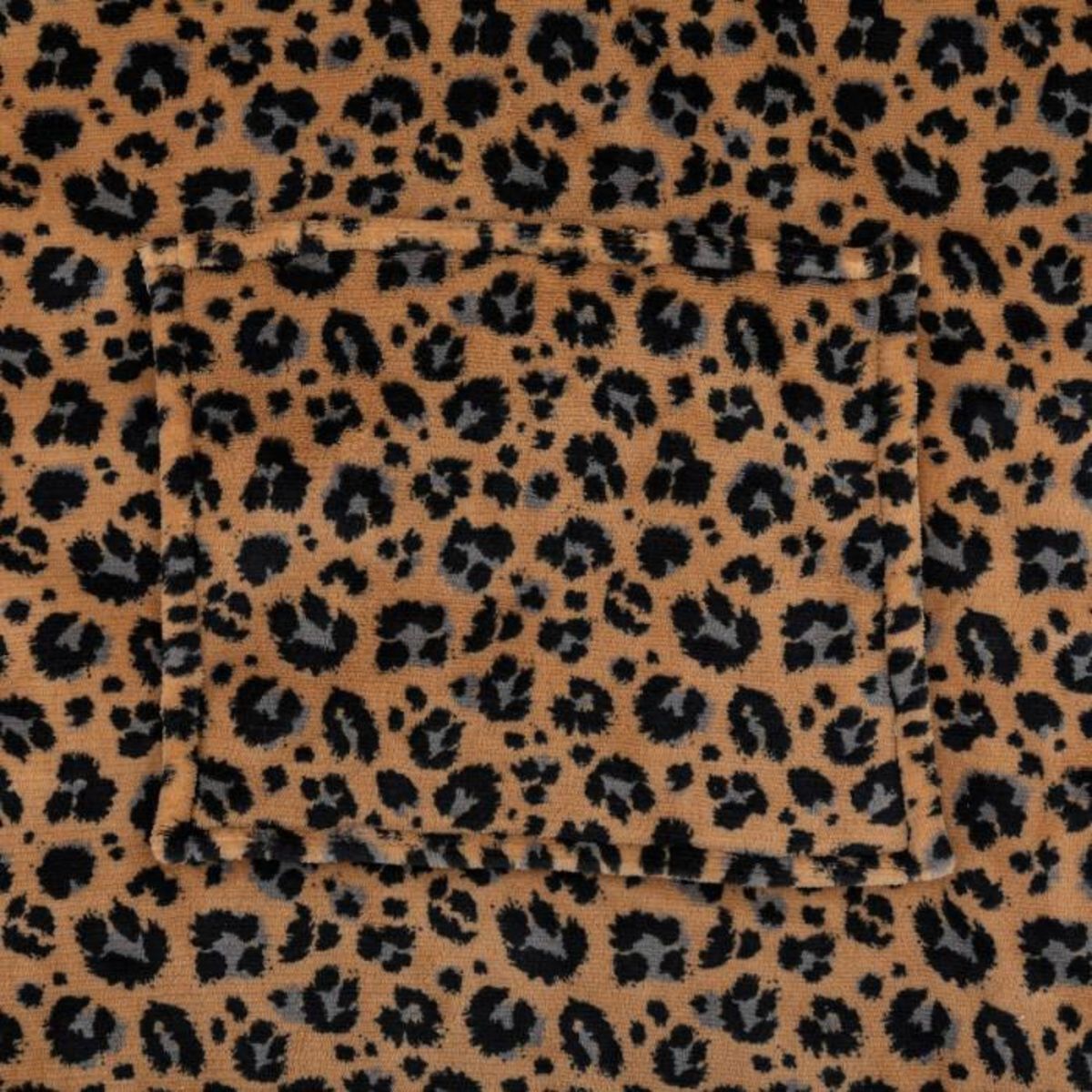 ATMOSPHERA Plaid Sweat Manche  Flan  85x118cm Léopard