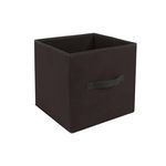 ID SPACE Lot 2x Boîte de rangement pour meuble - 31 x 31 cm. Coloris disponibles : Beige, Noir