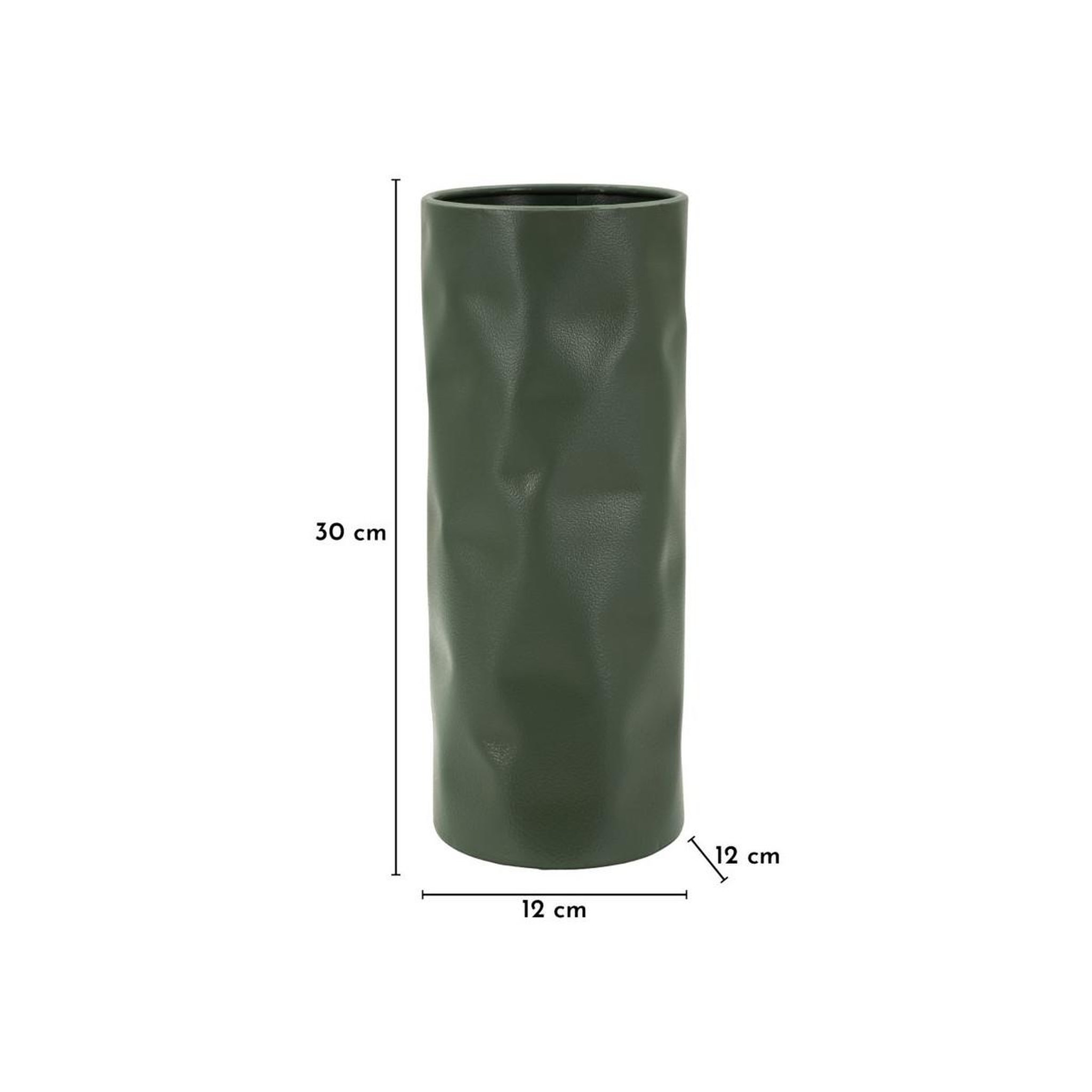 Voir la diapositive 4 : Paris Prix Vase design martelé  norimberga  30cm vert