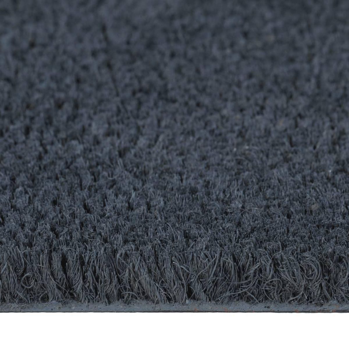 VIDAXL Tapis de porte gris fonce 100x300 cm fibre de coco touffete