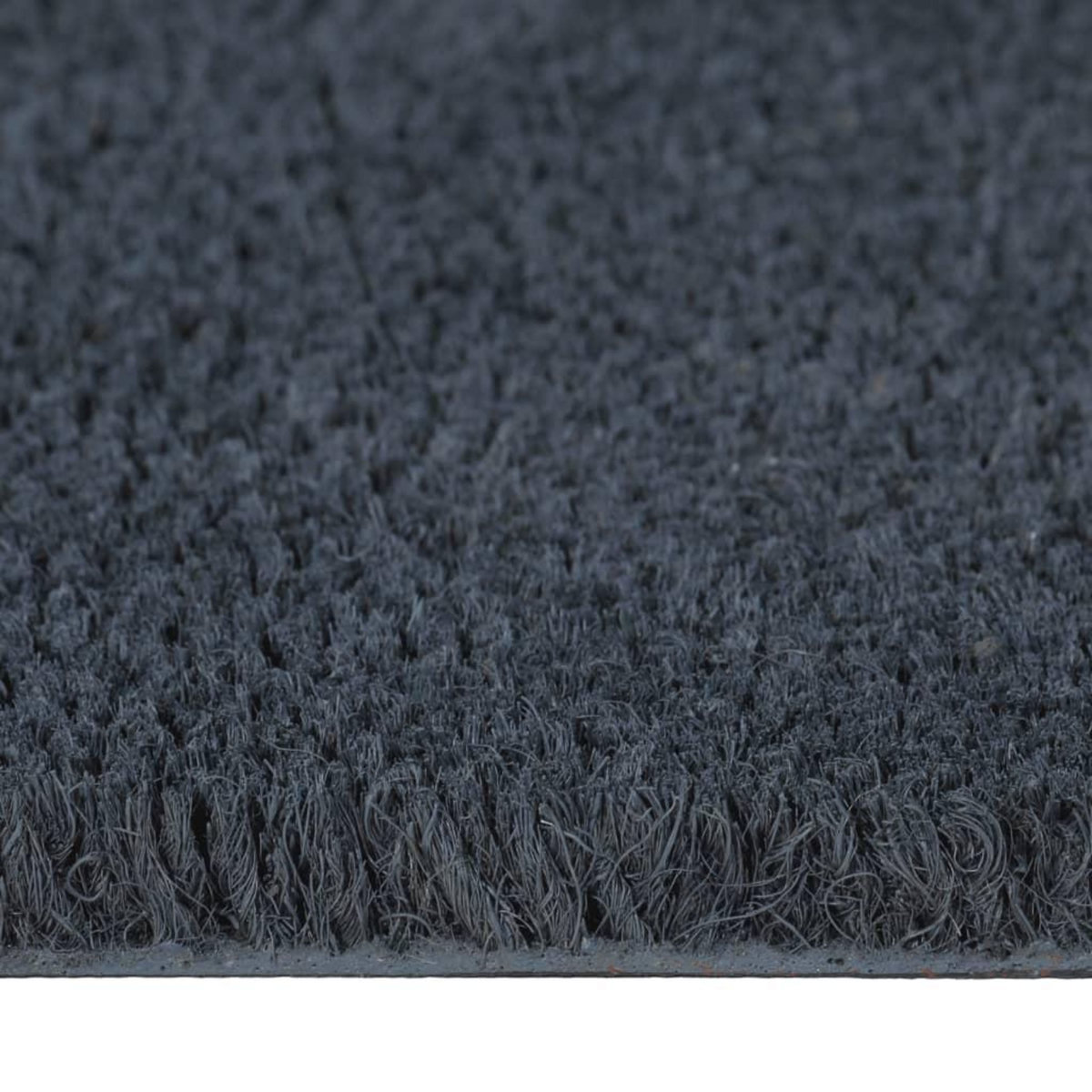 VIDAXL Tapis de porte gris fonce 100x300 cm fibre de coco touffete