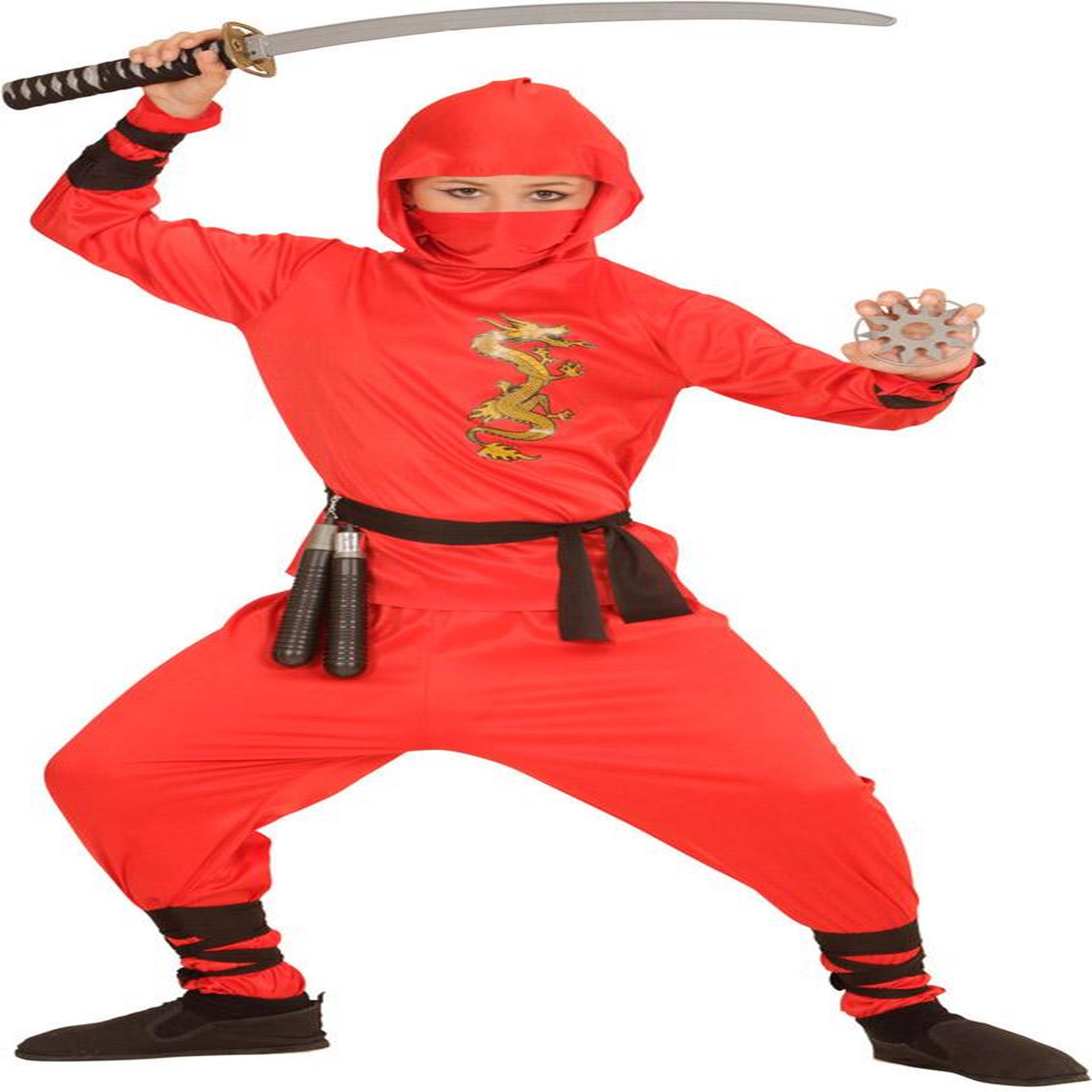 WIDMANN Déguisement du petit Ninja - Enfant - 5/7 ans (110 à 122 cm)