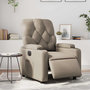 Voir la diapositive 1 : VIDAXL Fauteuil inclinable electrique Cappuccino Similicuir