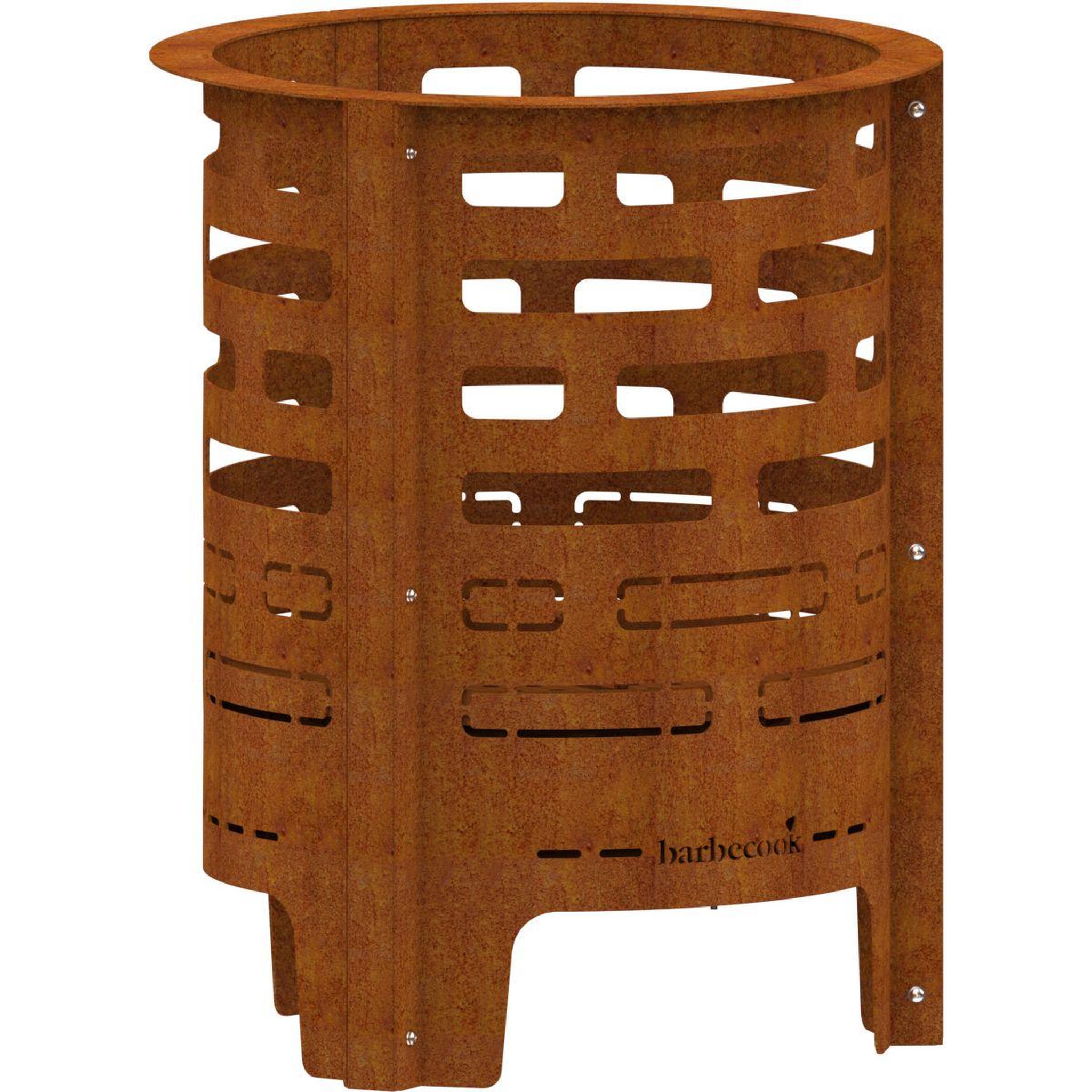 BARBECOOK Brasero jules avec cendrier en acier corten bc-w