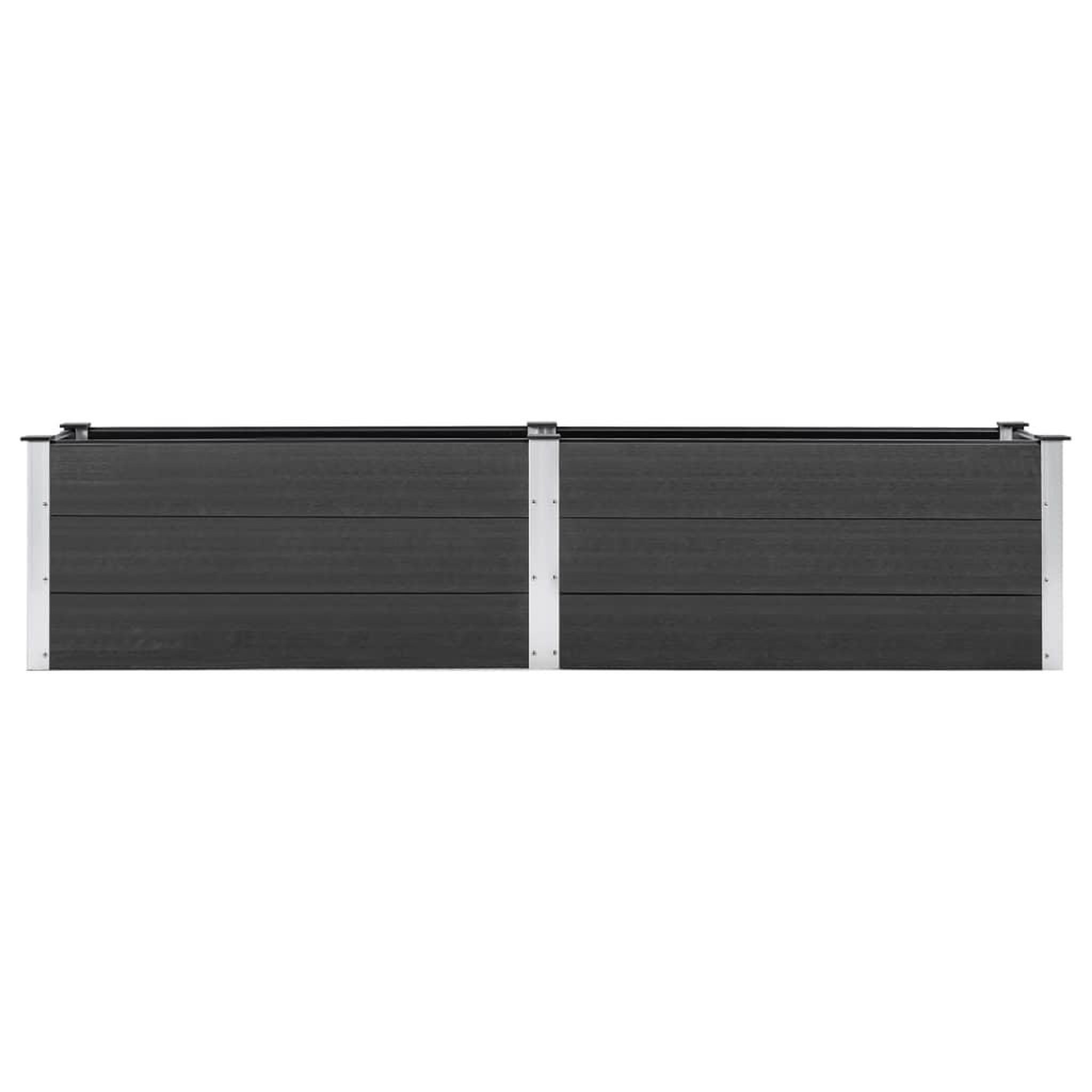 Voir la diapositive 3 : VIDAXL Lit sureleve de jardin 250x50x54 cm WPC Gris