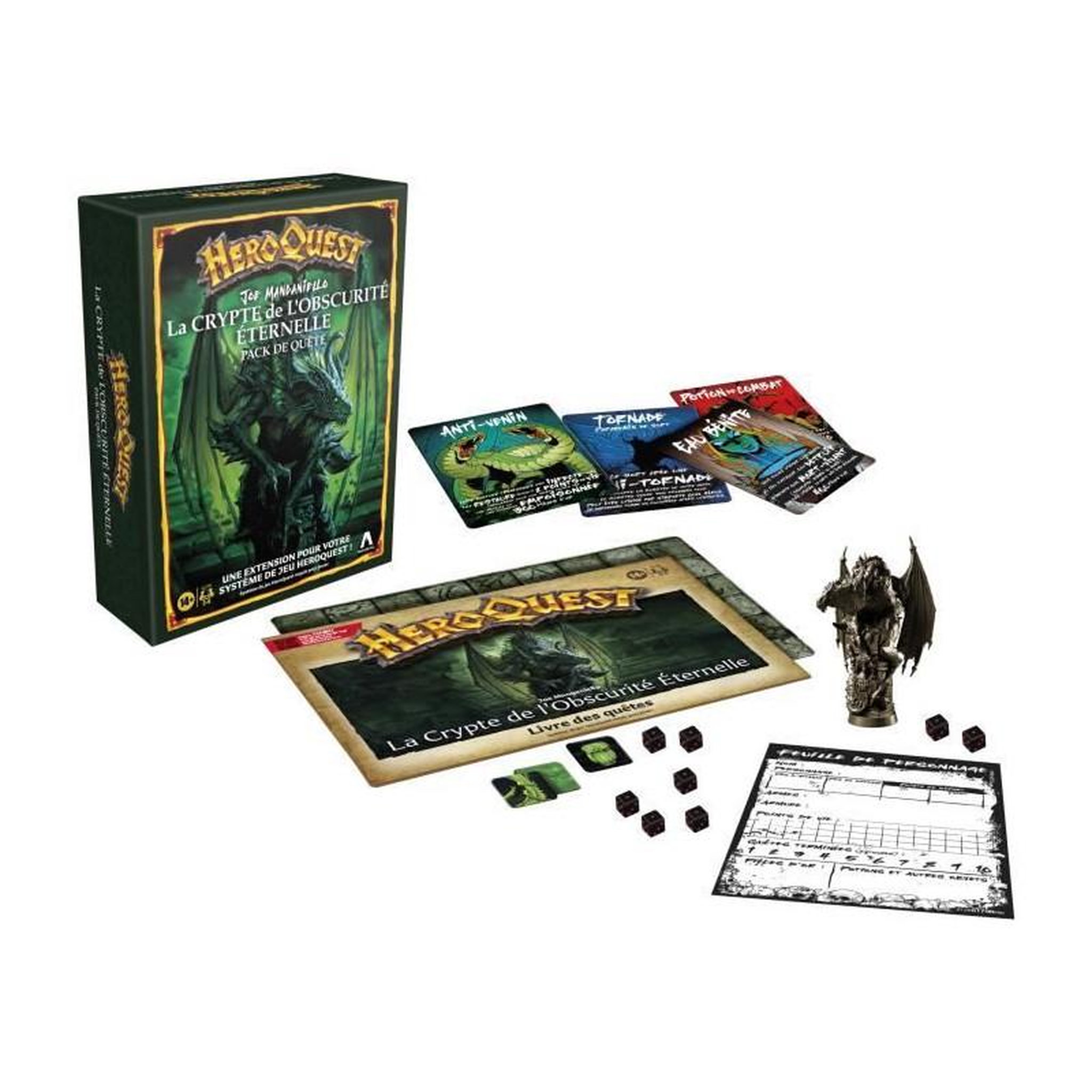 Voir la diapositive 2 : HASBRO Jeu de société Hasbro La Crypte de l'Obscurité Éternelle