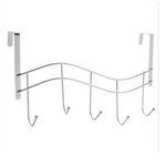 B BASIC & CO Patère 5 Crochets  Vague  38cm Gris