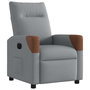 Voir la diapositive 4 : VIDAXL Fauteuil inclinable electrique Gris clair Tissu
