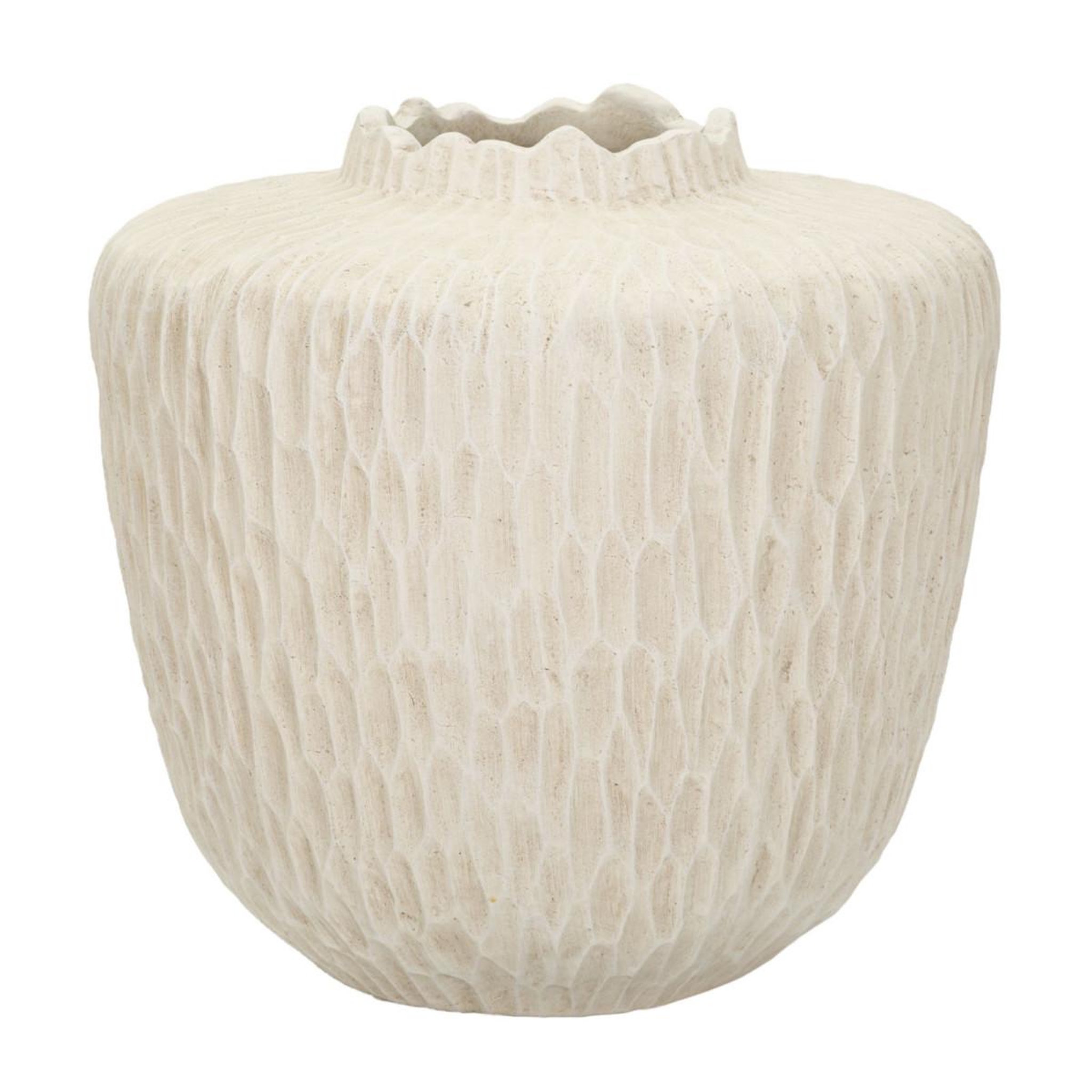 Paris Prix Vase design  shade  35cm crème
