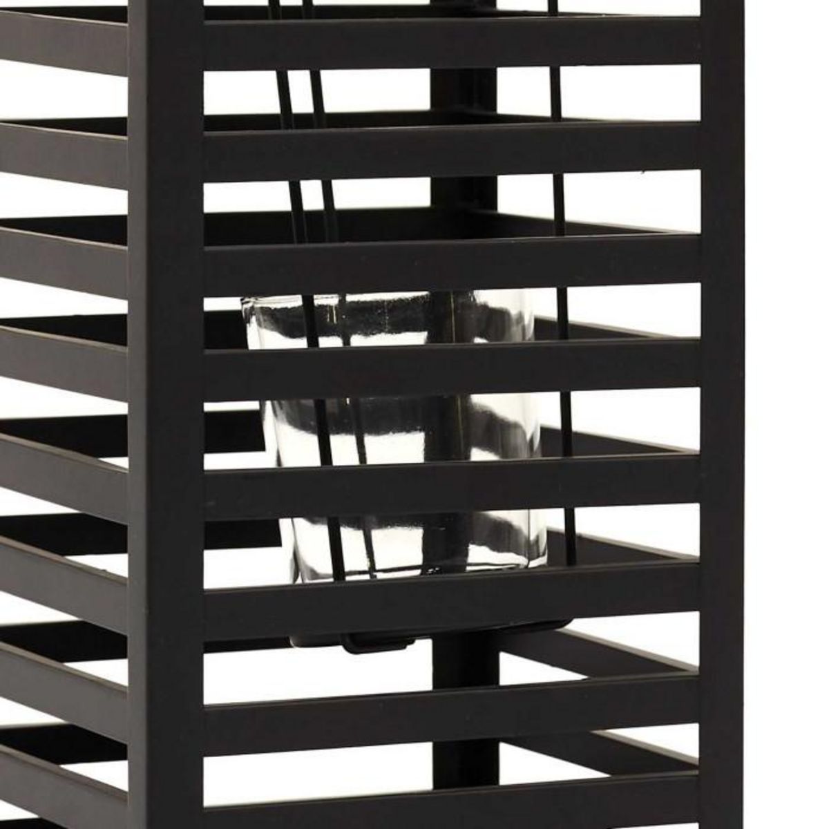 Paris Prix Lanterne Design en Métal  Black Forest  24cm Noir